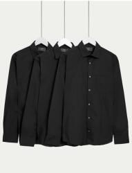 Marks & Spencer Риза с дълъг ръкав, тънка, 3 броя в опаковка черна Marks & Spencer | Cheren | МЪЖЕ | 15