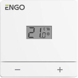 ENGO Termostat de camera aparent ENGO EASY cu fir, alb, 230V, (932332982)