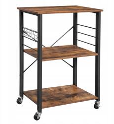 Songmics Babakocsi gurulós szekrény loft ipari rusztikus Songmics (KKS60XV2)