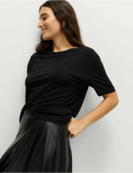 Marks & Spencer Свободна тениска от памук и модал Marks & Spencer черна Marks & Spencer | Cheren | ЖЕНИ | 8