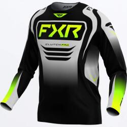 FXR Racing Tricou Enduro FXR RACING CLUTCH PRO MX · Negru / Gri / Galben-Fluo