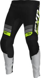 FXR Racing Pantaloni Enduro FXR RACING CLUTCH MX · Negru / Gri / Verde-Fluo
