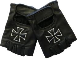 Wild West Store Mănuși fără Degete cu Nituri din Piele WILD WEST HA28777 · Negru