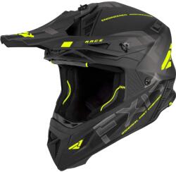 FXR Racing Cască Enduro - Cross - Snowmobil FXR RACING HELIUM RACE DIV · Negru / Verde-Fluo