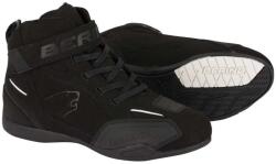Bering Ghete Moto Damă din Piele & Textil BERING LADY CORWELL · Negru / Alb