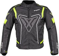 Sixgear Geacă Moto din Textil SIXGEAR RIOT · Negru / Verde Fluo