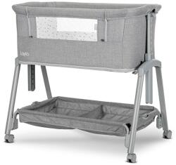 Lorelli МИНИ КОШАРА layla 2В1 grey С ПАДАЩА ПРЕГРАДА (10080742606) - bebetabg