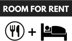 Dekory Studio Rom for rent tábla egyszínű