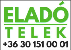 Dekory Studio Eladó telek tábla