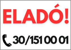 Dekory Studio Eladó tábla egyedi telefonszámmal