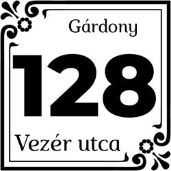 Dekory Studio Házszám tábla 38