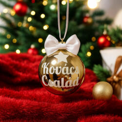 Dekory Studio Prémium karácsonyi gömb névvel