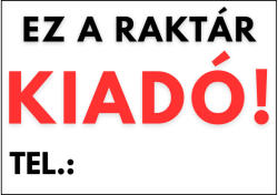 Dekory Studio Ez a raktár kiadó tábla egyedi