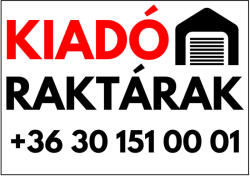Dekory Studio Kiadó raktárak tábla