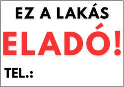 Dekory Studio Ez a lakás eladó tábla