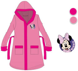 Global Licence Srl Disney Minnie egér kapucnis pamut köntös gyerekeknek - rózsaszín - 122-128 (MIN0928_122-128)