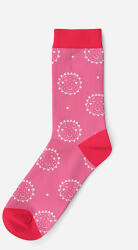 Global Licence Srl Női pamut zokni - rózsaszín-pink - kör mintás - 39-42 - Evidence (2f43_rozsaszin-pink_39-42)