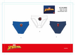 Global Licence Srl Spiderman kisfiú alsó - 3 darabos pamut alsó - 122-128 (SP1503_122-128)