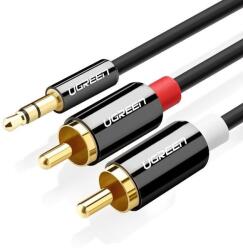UGREEN 10591 аудио кабел 5 м 2 x RCA 3.5mm Черен (UG10591) (UG10591)