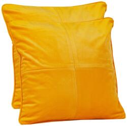 Hiko Set 2 FETE de perna cu fermoar Hiko COMFY catifea galbena (100006565)