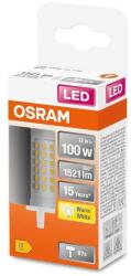 OSRAM Bec LED Osram LINE, R7s, 12W (100W), 1521 lm, lumina calda (2700K), 78mm, O29mm (000004058075432635)