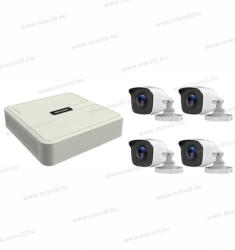 Hikvision HiWatch Hikvion HiWatch HWK-T4141B-PP videó megfigyelő készlet, 4 1MP kamera és DVR HWD-5104 felvevő (HWK-T4141B-PP)