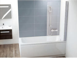 RAVAK CVS1-80 jobbos kádparaván szatén + transparent (7QR40U00Z1)