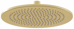 RAVAK Esőztető zuhanyfej köralakú, 250 mm 980.60GLB, Gold Brushed (X07P1238) - groszmann