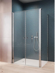Radaway Eos DWD+S II szögletes zuhanykabin 120x80 átlátszó (13799494-01-13799450-01)