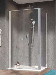 Radaway Nes DWD+S szögletes zuhanykabin 100x80 átlátszó (10034100-01-01-10040080-01-01)