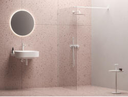 RAVAK Walk-In Wall Szett 130, zuhanykabin matt fehér+transparent (GW9WJ0E0SZ1) - groszmann