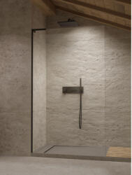 Radaway Modo SL II Black Walk-in fekete zuhanyfal 95 átlátszó balos (10319095-54-01L)