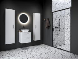 RAVAK Blix II NBLDP2 100 zuhanyajtó fekete+transparent (0PMA0300Z1) - groszmann