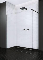 Radaway Modo New Black II Walk-in fekete zuhanyfal 110 átlátszó (389114-54-01)
