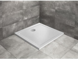 Radaway Doros Stone C szögletes lapos zuhanytálca 100x100 fehér, ajándék szifonnal (SDRC1010-01-04S)