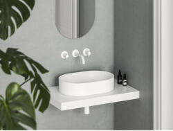 RAVAK Ceramic Slim O 55 kerámiamosdó matt fehér (XJX0E155000) - groszmann