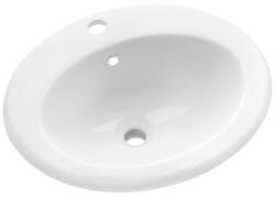 INVENA AJTRA mosdókagyló, ovális, süllyesztett, 50 cm, fehér (29-001-W)