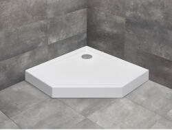 Radaway Doros PT szögletes zuhanytálca előlappal 100x100 fehér, ajándék szifonnal (SDRPT1010-05)
