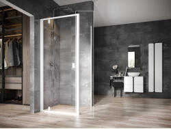 RAVAK Nexty NPSS-90 fix oldalfal matt fehér+transparent (94O70E00Z1)