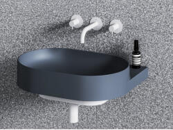 RAVAK Yard 60 kerámiamosdó Deepsea Blue, túlfolyó furat nélkül (XJX07060000) - groszmann