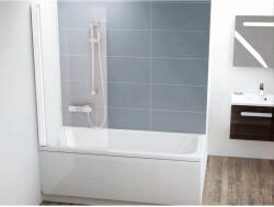 RAVAK CVS1-80 balos kádparaván fehér + transparent (7QL40100Z1)