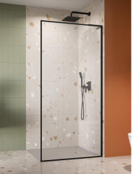 Radaway Modo F SL II Black Walk-in fekete zuhanyfal 65 átlátszó balos (10419065-54-01L)