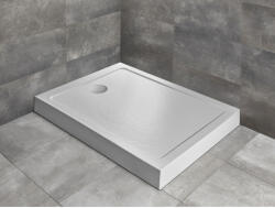 Radaway Doros Stone F szögletes zuhanytálca előlappal 130x80 fekete, ajándék szifonnal (SDRFP1380-05-54S)