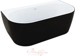 M-Acryl New Velvet 160x85 cm fekete/fehér (12582)