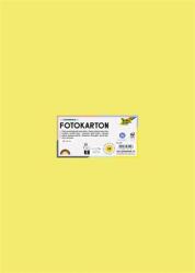 FOLIA Dekorkarton, 2 oldalas, 50x70 cm, 300 g, 10 lap, FOLIA, citromsárga (6112) - fodicoaruhaz