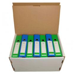 B4U Container arhivare, carton, pentru bibliorafturi, 525 x 338 x 306 mm, alb, B4U (30256470)