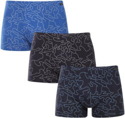 Andrie 3PACK férfi bő szárú boxeralsó Andrie többszínű (PS 5730) XL