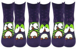 BOMA 3PACK Boma ABS zokni lila (Pruhana) S