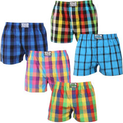 Styx 5PACK férfi bő szárú boxeralsó Styx klasszikus gumipánt többszínű nagyméretű (5E0113456) 3XL - nedeto