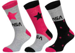 Trenýrkárna 3PACK NASA gyerek zokni, többszínű (39270/grey) 23/26